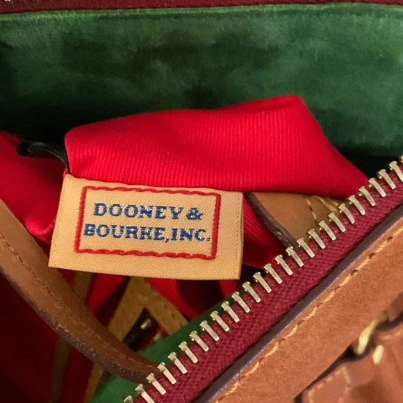 Dooney & Bourke Flourtine Leather Satchel Large - Picture 14 of 16